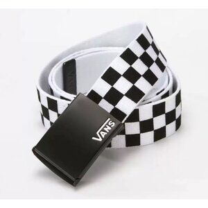 NWT Vans Off The Wall Checkerboard Men's Y2K Belt Black/White